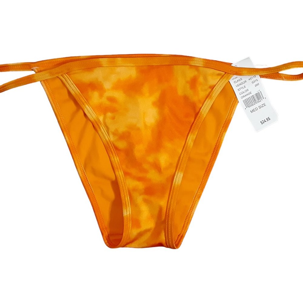L.A. Hearts by PAC SUN Orange Tie Dye Bikini Brief Bottoms - Picture 2 of 5